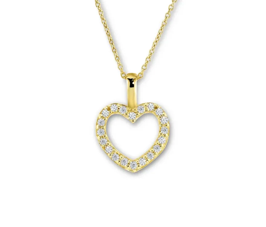 585 Gold Kette, Diamanten