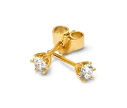 585 Gold-Ohrstecker mit 2 Brillanten