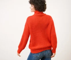 Grobstrick-Troyer, orange