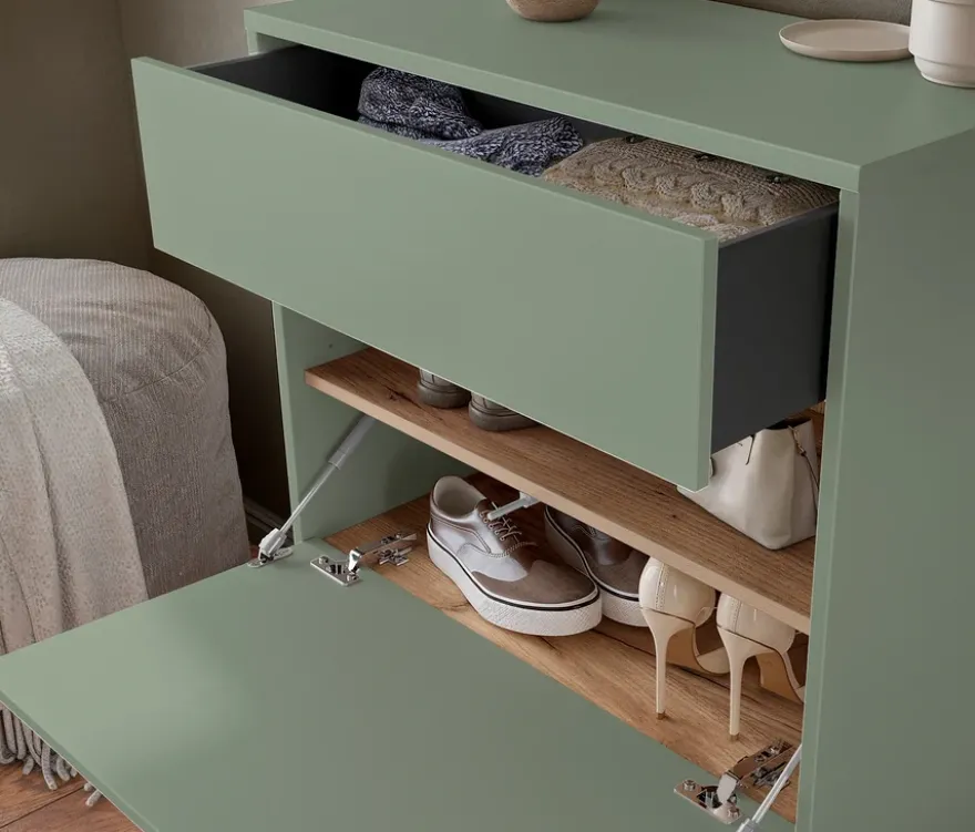 GW-Binetto Schuhschrank, taupegrün