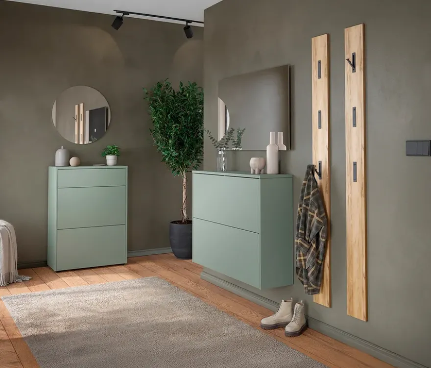 GW-Binetto Schuhschrank, taupegrün