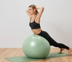 Gymnastikball mit Bezug