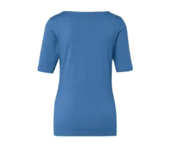 Halbarmshirt, blau