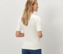 Halbarmshirt, creme