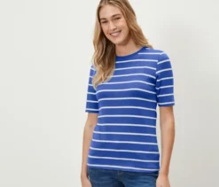 Halbarmshirt, gestreift