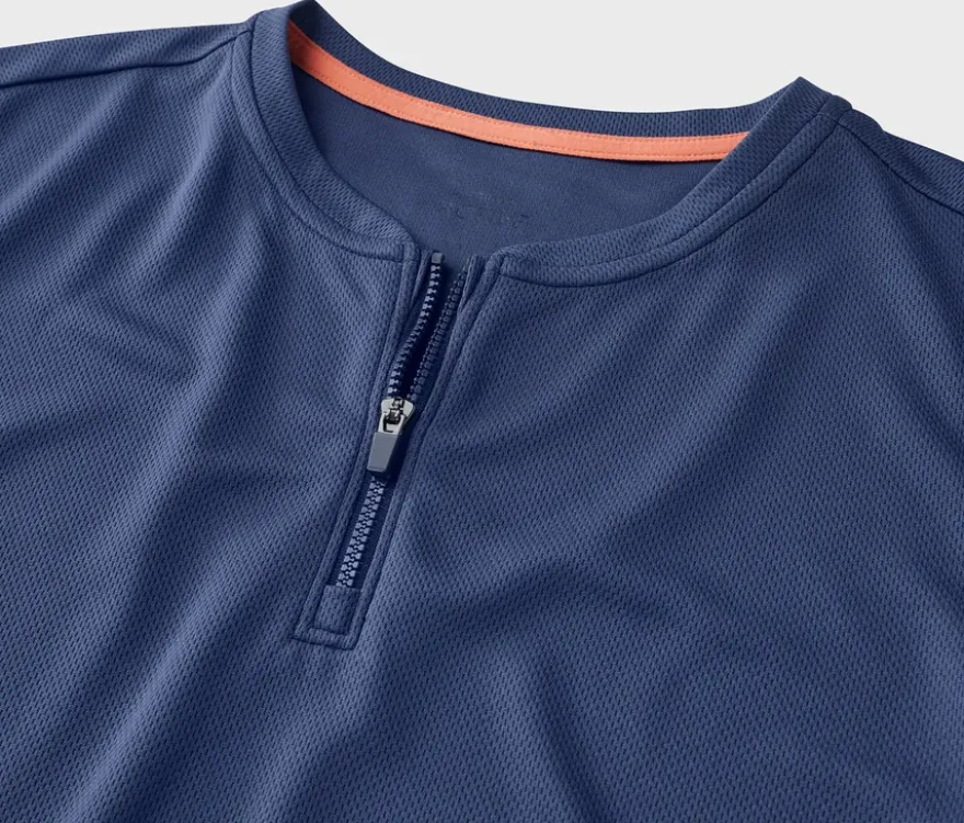 Half-Zip-Sportshirt