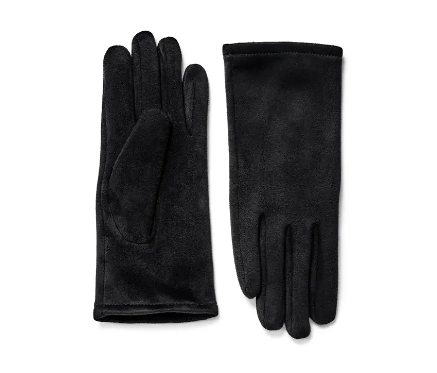 Handschuhe in Velourlederoptik