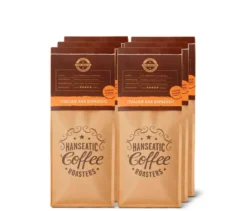 Hanseatic - Italian Bar Espresso - 6x 1 kg Ganze Bohne