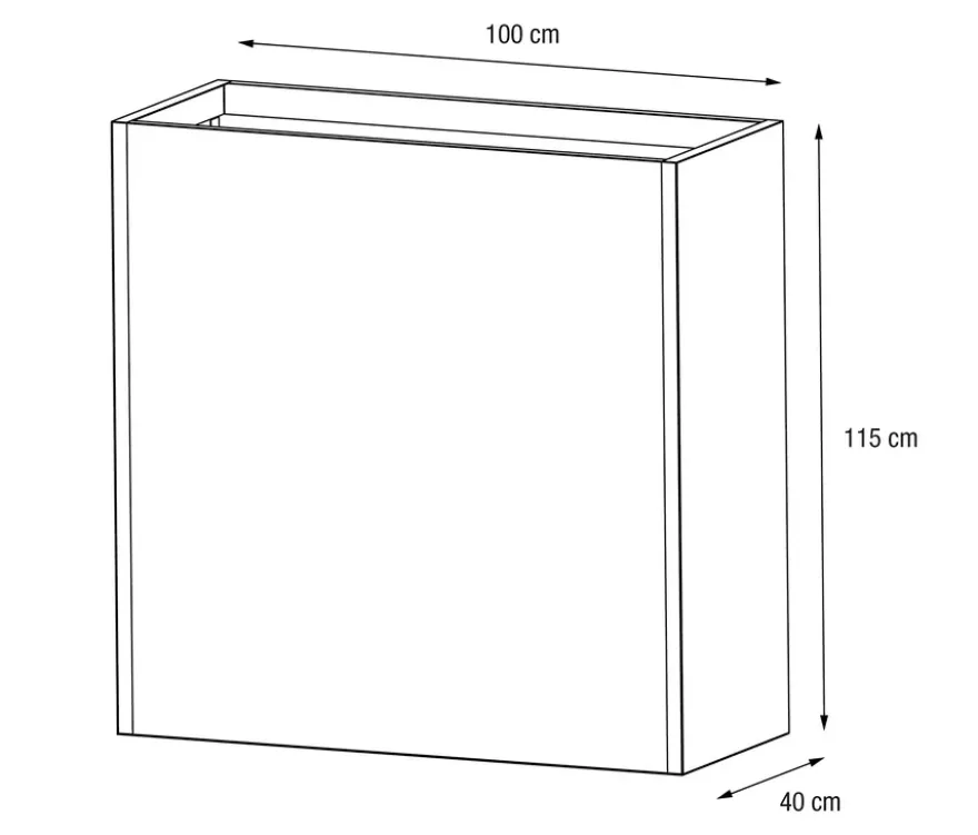 Herstera Garden Pflanzkasten »Divider«, ca. 100 x 115 x 40 cm