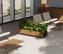 Herstera Pflanzkasten, ca. 150 x 40 cm, Holzoptik