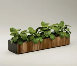 Herstera Pflanzkasten, ca. 150 x 40 cm, Holzoptik