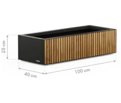 Herstera Pflanzkasten, ca. 100 x 40 cm, Holzoptik