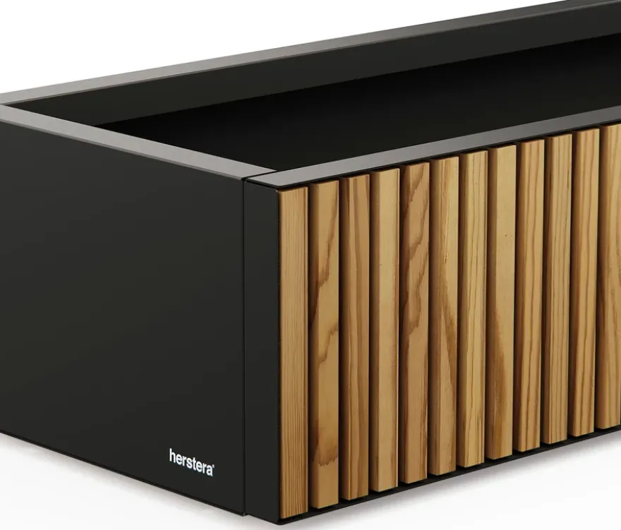 Herstera Pflanzkasten, ca. 100 x 40 cm, Holzoptik