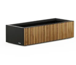 Herstera Pflanzkasten, ca. 100 x 40 cm, Holzoptik