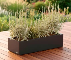 Herstera Pflanzkasten, ca. 100 x 40 cm, anthrazit