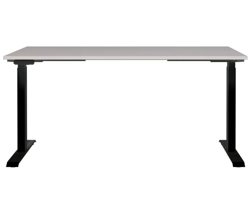 Höhenverstellbarer Schreibtisch »Lissabon«, 160 cm, kaschmir/schwarz