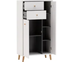 Highboard »Bjarne«, matt weiß