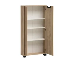 Highboard »Emmik«, weißeiche gestreift