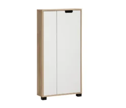 Highboard »Emmik«, weißeiche-matt-weiß