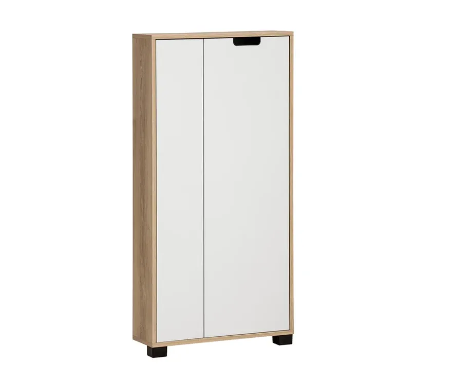 Highboard »Emmik«, weißeiche-matt-weiß