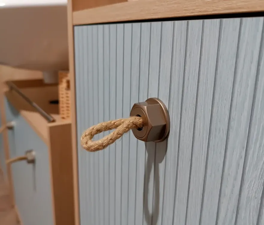 Highboard »Sonderby«, 1 Tür, Nordic Light Oak