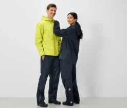 High-Tech-Regenhose mit durchgehendem Reißverschluss