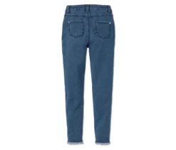 High Waist Jeans, blue denim