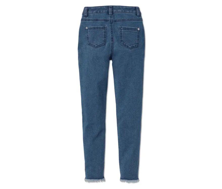 High Waist Jeans, blue denim