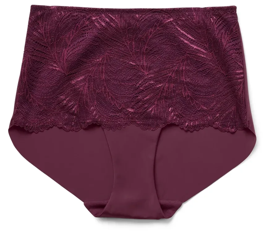 Highwaist-Panty »light-shaping«, bordeauxrot