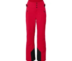 High-Waist-Skihose, rot