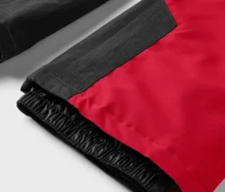 High-Waist-Skihose, rot