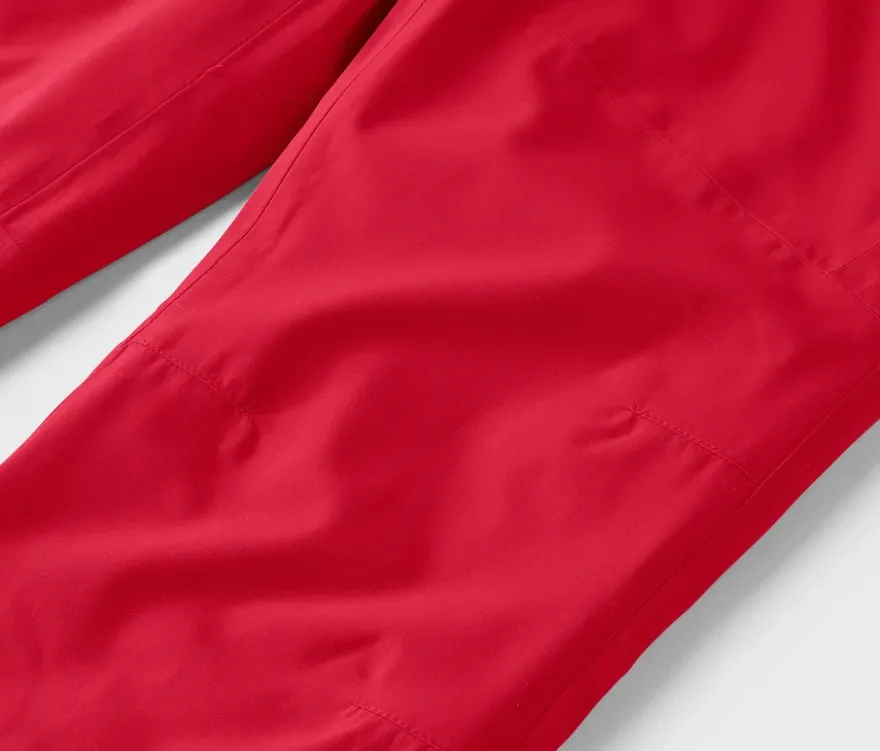 High-Waist-Skihose, rot