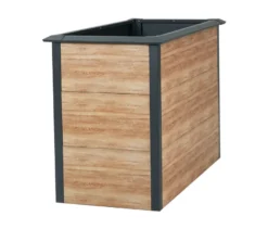 Hochbeet Schneckenschutz, ca. 100 cm, Holzoptik