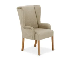 Hochlehner-Polsterstuhl mit Armlehne »Hendrick«, beige
