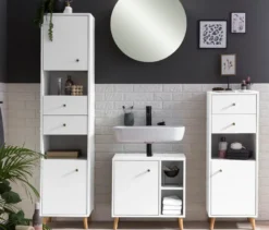 Hochschrank »Bjarne«, weiß