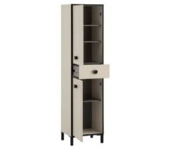 Hochschrank »Edda«, 2 Türen und 1 Schublade, cremebeige