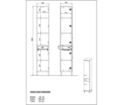 Hochschrank »Laurino«