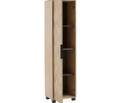 Hochschrank »Piazza«, Eichen-Dekor/Fischgräten-Dekor
