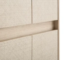 Hochschrank »Sander«, weißeiche/Canasta, 57 x 33 x 164,5 cm