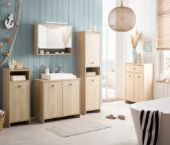 Hochschrank »Sonderby«, Nordic Light Oak
