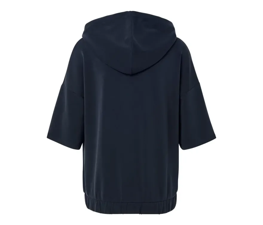 Hoodie aus Modal-Mix, dunkelblau