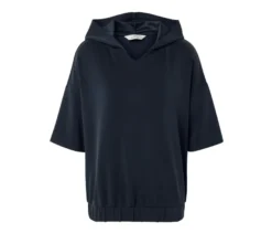 Hoodie aus Modal-Mix, dunkelblau
