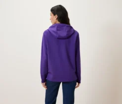 Hoodie aus Modal-Mix, lila