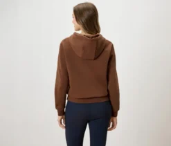 Hoodie, cognac