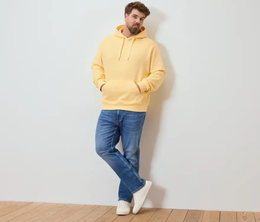 Hoodie, gelb