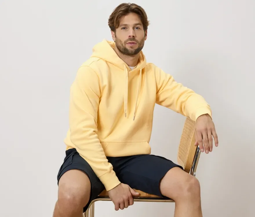 Hoodie, gelb