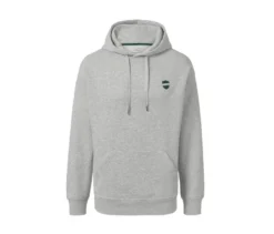 Hoodie, grau meliert