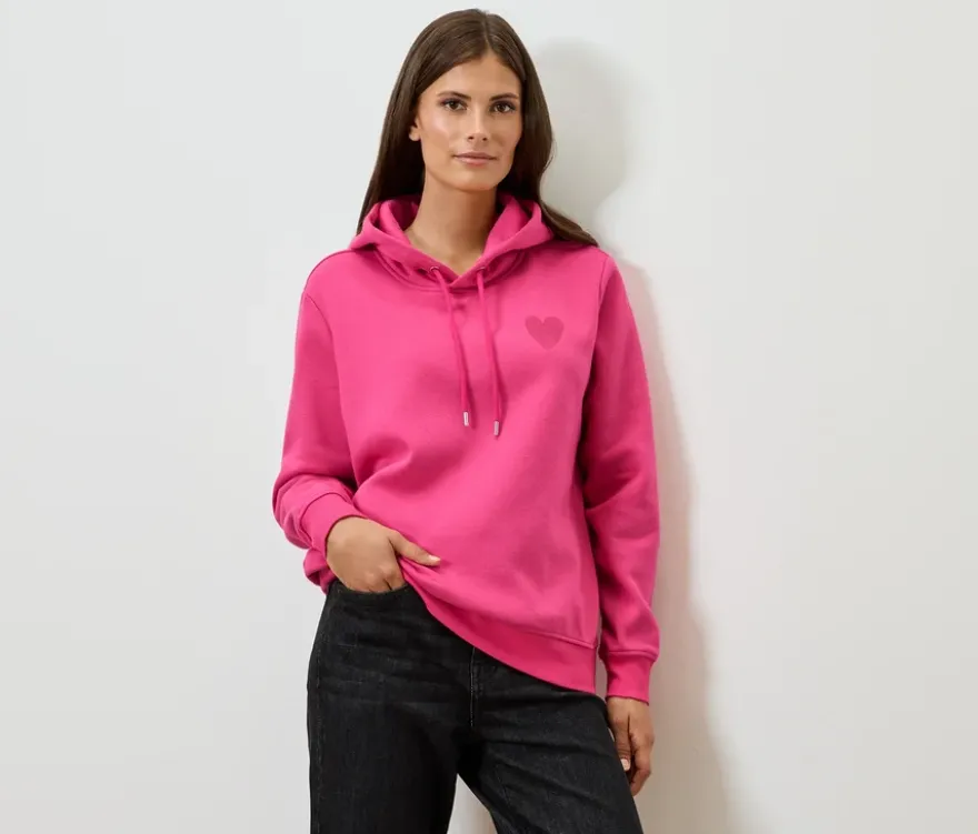 Hoodie mit Stickerei