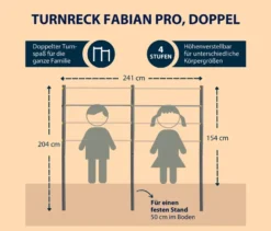 HUDORA-Doppel-Turnreck »Fabian Pro«