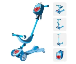 Hudora 4-in-1-Scooter, Cyan
